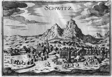 Ansicht von Schwyz